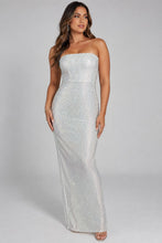 Load image into Gallery viewer, Windsor Strapless Rhinestone Long Formal Dress
